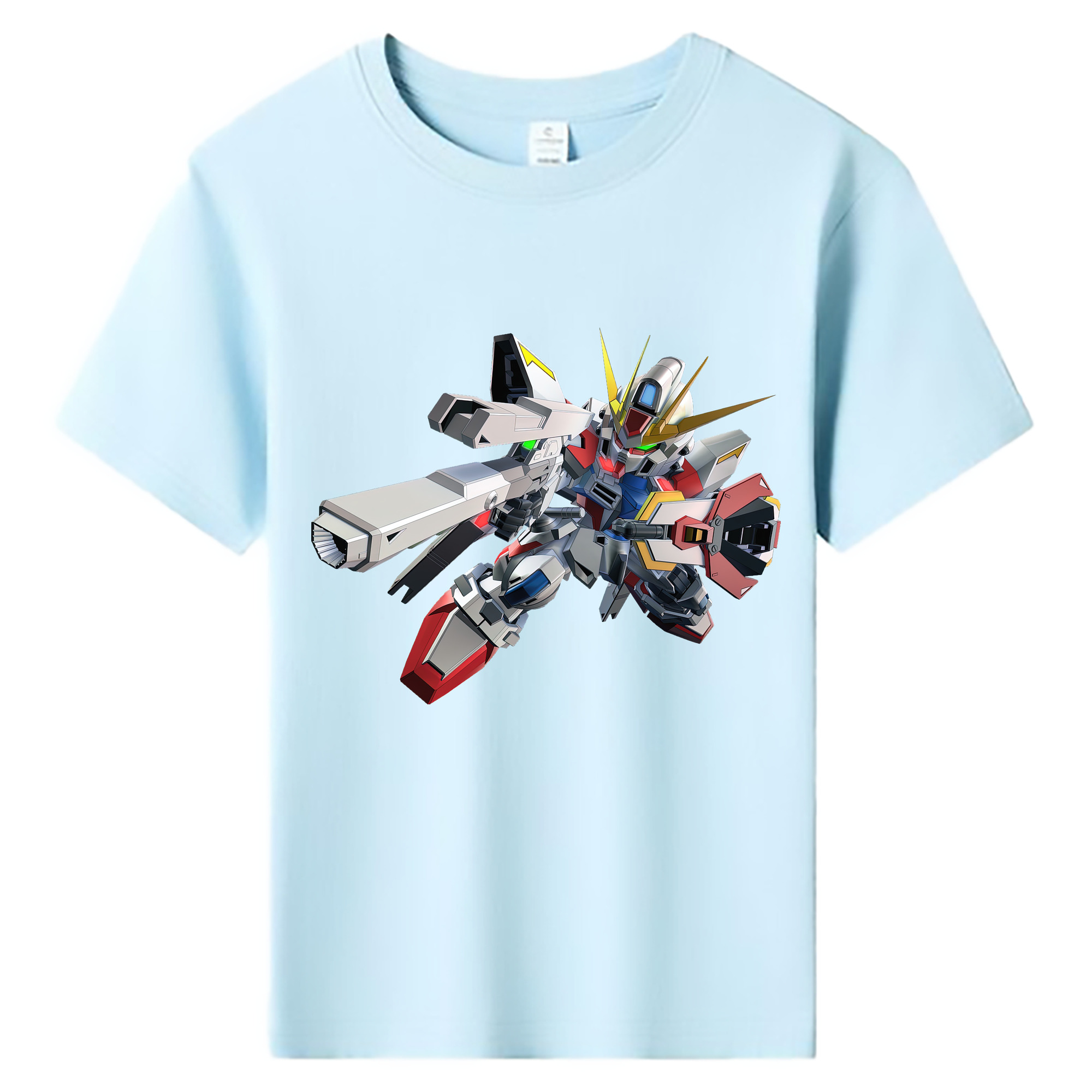 （画像用） 機動戦士ガンダム Mobile Suit Gundam 綿100％キッズTシャツ（フロントプリント）